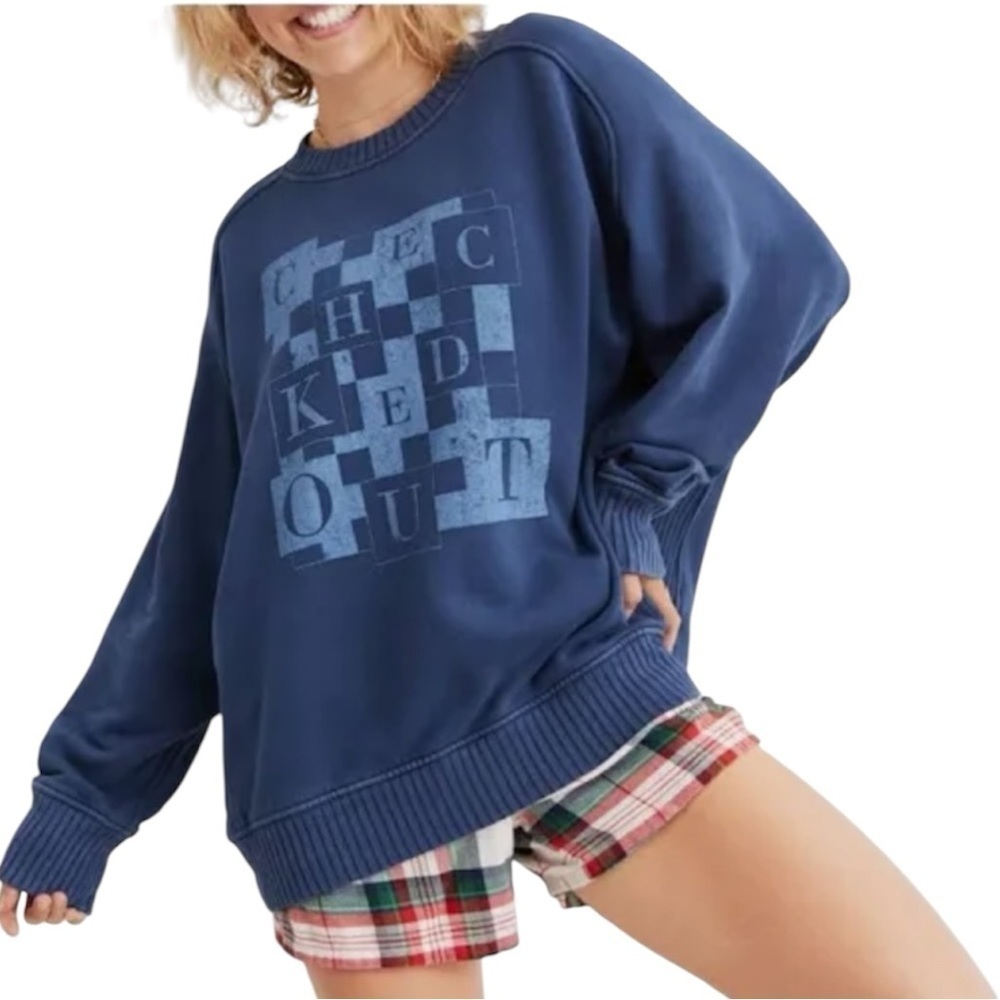 Aerie Down To Earth Crew Sweatshirt
